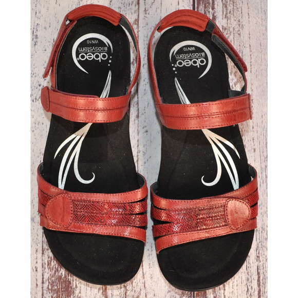Abeo Brynn Sandals Women's Size US 10 Neutral Footbed Biosystem - Picture 1 of 8